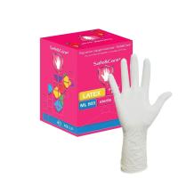 Перчатки хирургические латексные стерильные с синтетическим покрытием Safe&Care ML603 01034
