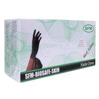 Перчатки нитриловые смотровые нестерильные SFM Biosafe Skin черные