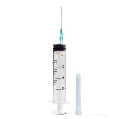 Шприц инъекционный однократного применения Benovy 3-х компонентный с иглой (20 мл, 21G (0,80x38 мм), 36 шт, Luer)