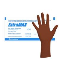 01571 Перчатки хирургические латексные ExtraMax коричневые для микрохирургии