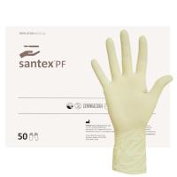 02337 Перчатки хирургические латексные стерильные Santex PF с валиком