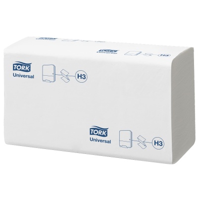 Полотенца бумажные для держателя Tork Universal ZZ сложение 1 слой (250 шт, 23х23 см)
