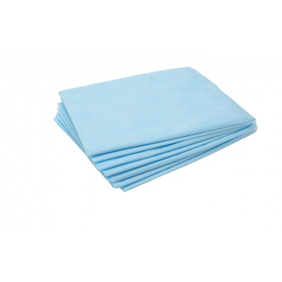 Простыни медицинские одноразовые нестерильные SMS 20 г/м² Медкомплект (Голубой, 80x200 см, 10 шт)