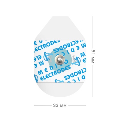Электроды одноразовые Medico для ЭКГ твердый гель (MSGLT-09, 51x33 мм, 50 шт)