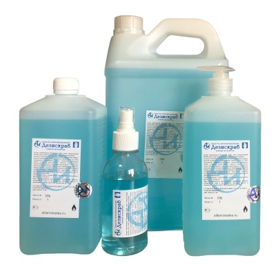 Дезинфицирующее средство кожный антисептик Дезискраб 01273