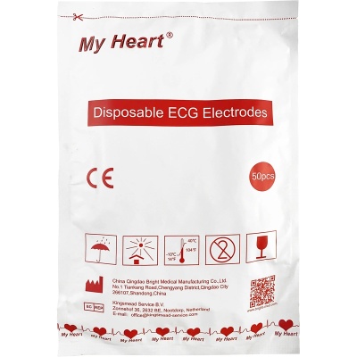 Электроды одноразовые My Heart для ЭКГ твердый гель