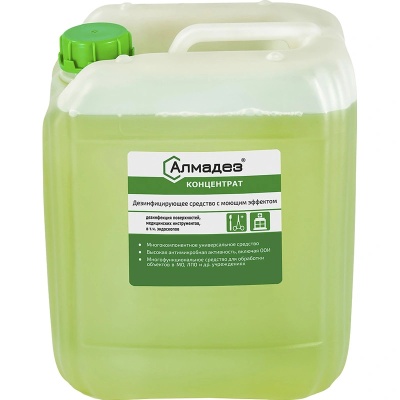 Дезинфицирующее средство Алмадез концентрат с моющим эффектом (5.0 л, Крышка)