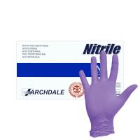 Перчатки смотровые нитриловые Archdale Nitrile 136 фиолетовые 01526