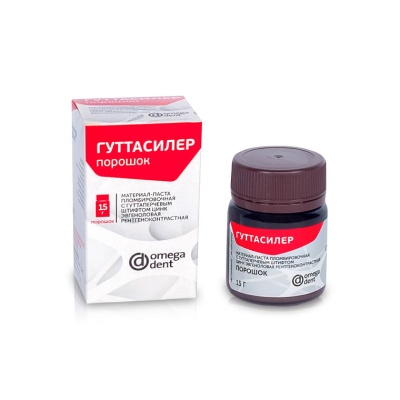 Цинкоксид эвгеноловая паста для пломбирования каналов ГУТТАСИЛЕР (Порошок, 15 гр)