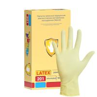 02232 Перчатки латексные смотровые неопудренные Safe&Care XL201 1