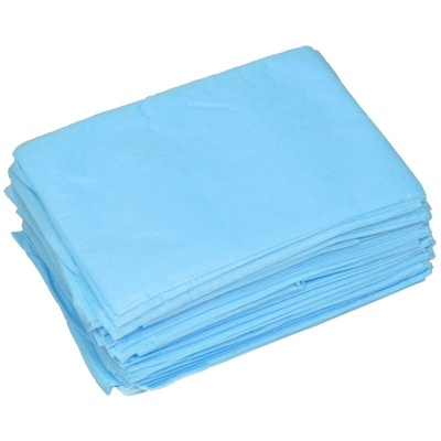 Простыня медицинская спанбонд Noviset 25 г/м² в сложении (Голубой, 70x200 см, 10 шт)