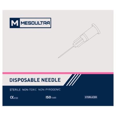 Иглы медицинские стерильные одноразовые для мезотерапии Mesoultra (34G (0,18x4 мм), 100 шт, Luer)