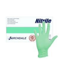 Перчатки смотровые нитриловые Archdale Nitrile 134 зеленые 01525