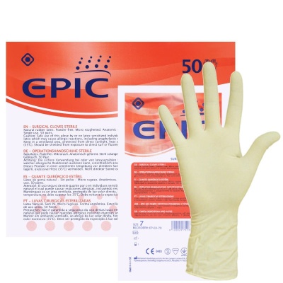 01472-1 Перчатки медицинские хирургические стерильные латексные EPIC SG PF