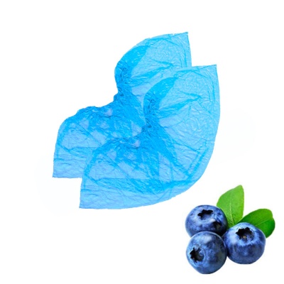 Бахилы полиэтиленовые синие гладкие 2.8 гр:пара 23 мкм