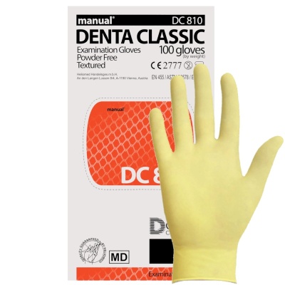02709 Перчатки латексные неопудренные двукратного хлорирования Manual DC810