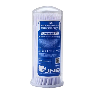 Микроаппликаторы стоматологические JNB (S, 1.0 мм, 100 шт)