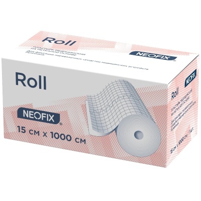 Пластырь медицинский нестерильный на нетканой основе Neofix Roll (15 см x 10 м, 1 рулон)