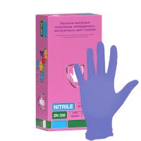 02287 Перчатки смотровые нитриловые Safe&Care ZN320 голубые