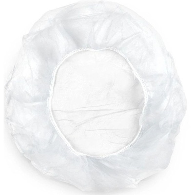 Шапочка берет медицинская нетканная Klever 14 г/м² (Белый, 100 шт)