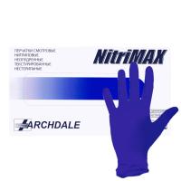 01953 Перчатки смотровые нитриловые Archdale NitriMax 763 фиолетовые