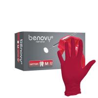 Перчатки нитриловые Benovy Dental Formula красные 1