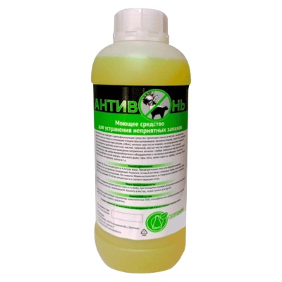 Дезинфицирующее и моющее средство для устранения неприятных запахов Антивонь (1,0 л, Крышка)