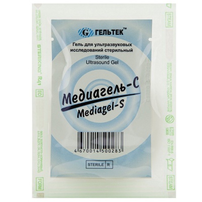 Гель для ультразвуковых исследований стерильный Медиагель-С (15 гр, 15 шт)