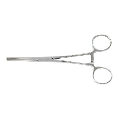 Зажим кровоостанавливающий прямой Surgicon (J-17-118, 160 мм, 1 шт, № 2)