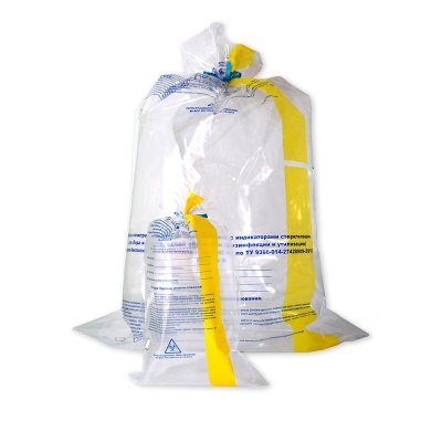 02255 Пакеты для автоклавирования отходов с индикаторной желтой полосой Абрис+