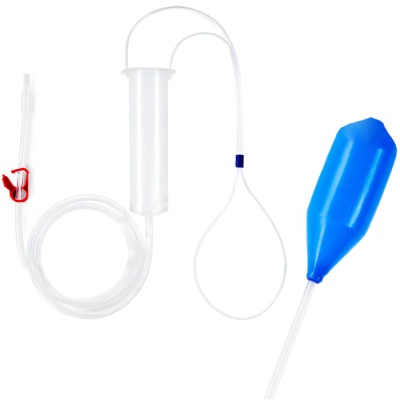 Маточная тампонада Катетер акушерский Жуковского с трубкой, резервуаром и проводником (1 набор)