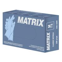 02132 Перчатки нитриловые смотровые Matrix голубые