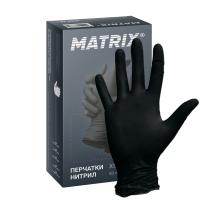 02131-1 Перчатки нитриловые Matrix Black Nitrile черные