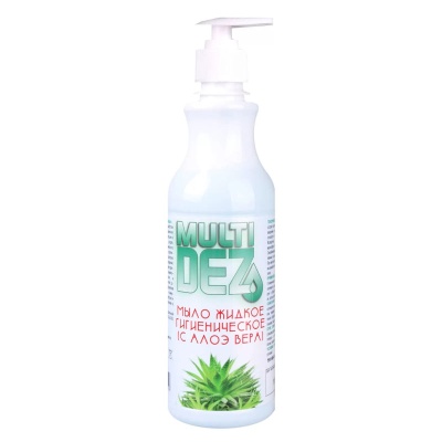 Антибактериальное жидкое мыло Multi Soft Care с экстактом алоэ-вера
