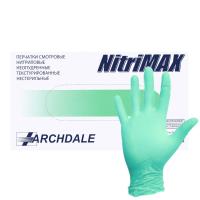 01104 Перчатки смотровые нитриловые NitriMax 134 зеленые
