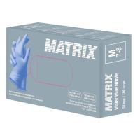 02133 Перчатки нитриловые смотровые Matrix фиолетово-голубые