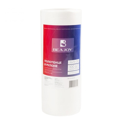 Полотенце в рулоне BEAJOY Premium спанлейс (Белый, 35x70 см, 100 шт)