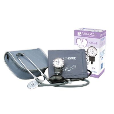 Тонометр механический Адъютор ИАД-01-1 (стетофонендоскоп, манжета 25-38 см)