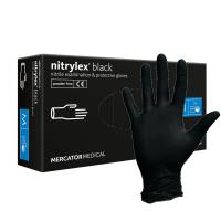 01108 Перчатки нитриловые смотровые Nitrylex PF черные