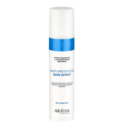 Спрей очищающий с успокаивающим действием, ARAVIA Professional (250 мл) 1081