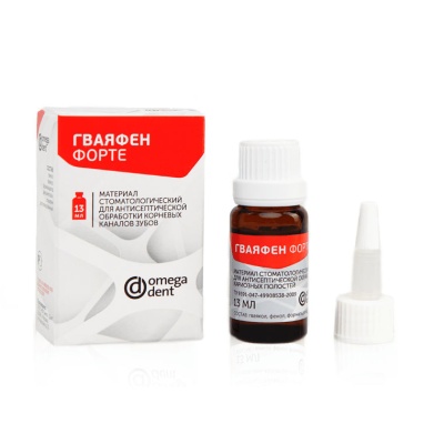 Жидкость для антисептической обработки кариозных полостей ГВАЯФЕН ФОРТЕ (13 мл)