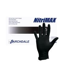 02043 Перчатки смотровые нитриловые плотные NitriMax 146 черные