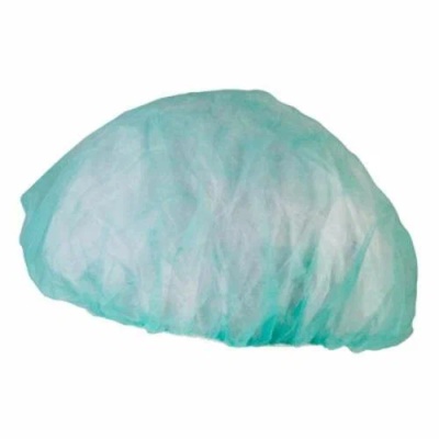 Шапочка берет медицинская нетканная Klever 14 г/м² (Голубой, 100 шт)