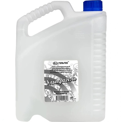 Гель для ультразвуковых, электрофизиологических исследований и терапии Ультрагель пониженной вязкост (5.0 кг, Крышка)