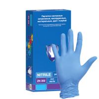 02152 Перчатки нитриловые медицинские Safe&Care ZN302 голубые