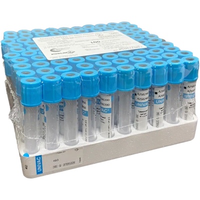 Пробирка вакуумная для взятия венозной крови тринатрий цитрат 3,2% UNIVAC