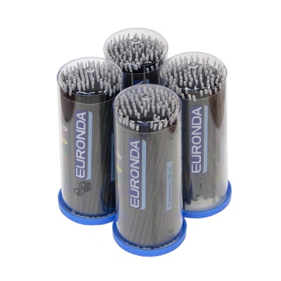 Микроаппликаторы EURONDA Monoart (XS, 0.5 мм, 4x100 шт, Черный)