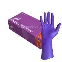Перчатки нитриловые смотровые Nitrylex PF CHEMO фиолетовые