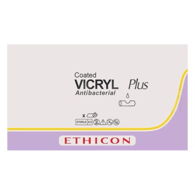 Шовный материал хирургический рассасывающийся VICRYL PLUS