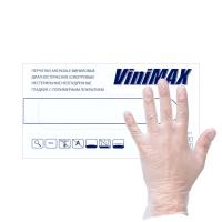 01639 Перчатки виниловые смотровые ViniMax прозрачные